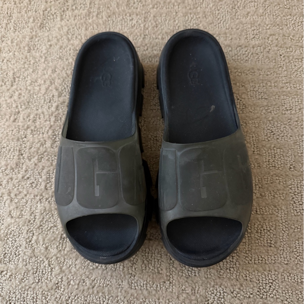 UGG Gray Slide Sandals